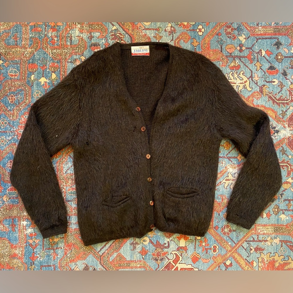 Vintage 50s jantzen mohair cardigan